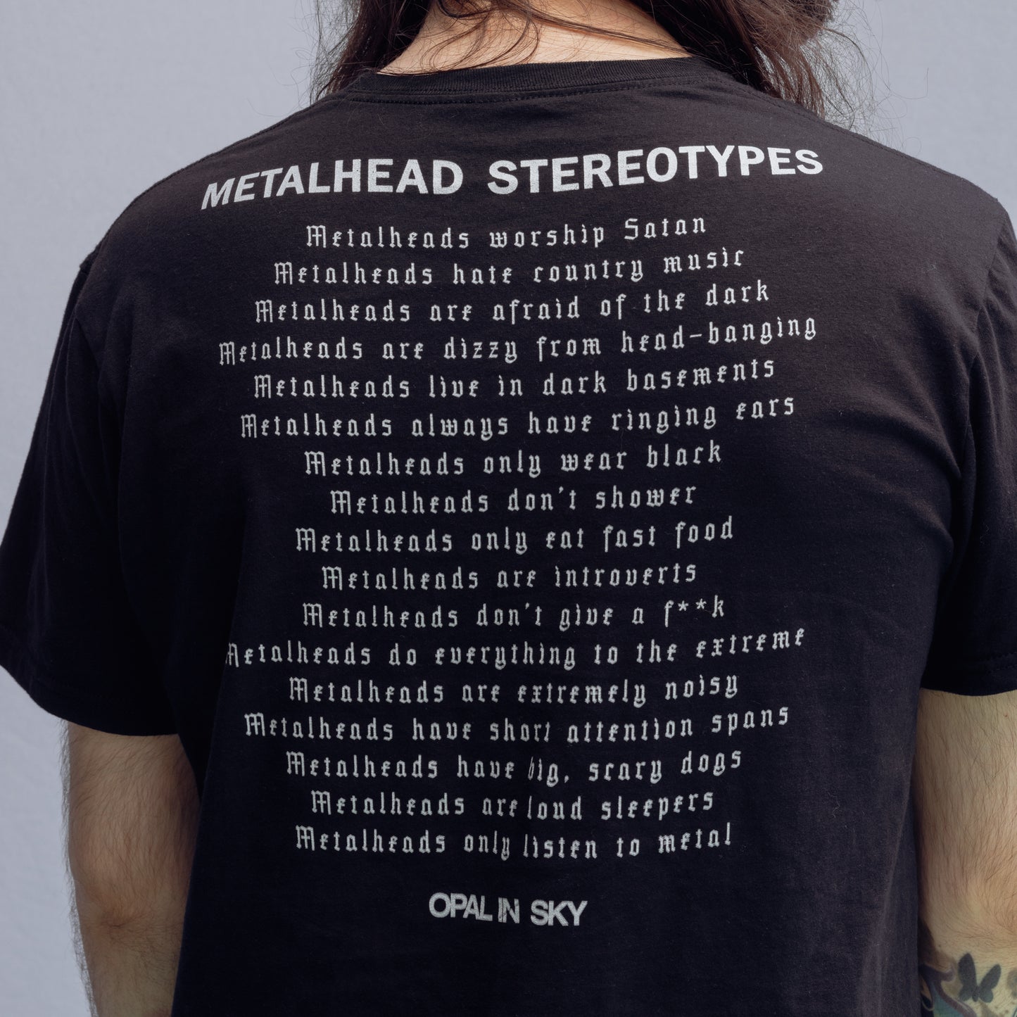 OPAL IN SKY "Metalhead Stereotype" Unisex T-Shirt