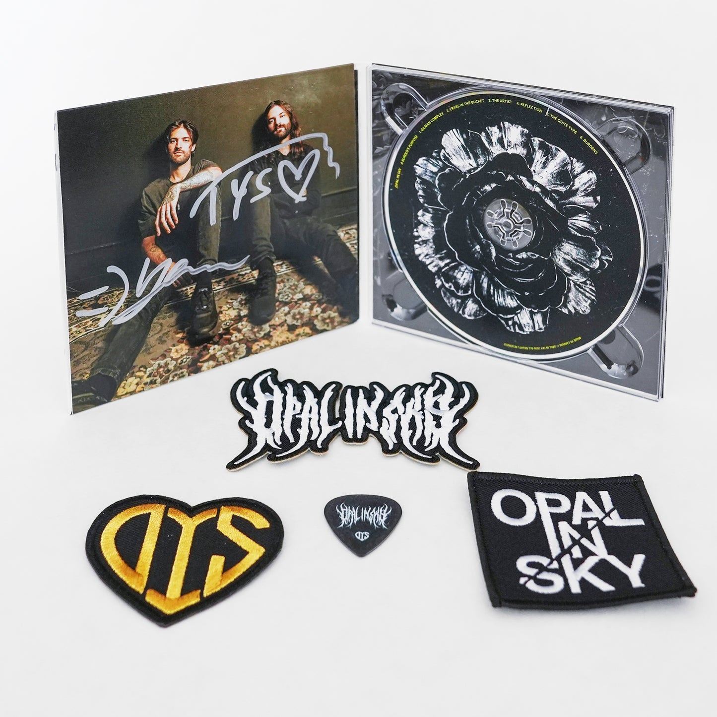 Signed A Burden's Purpose CD & OIS Patches Bundle