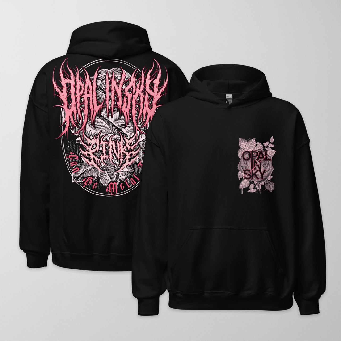 OPAL IN SKY "Pink Can Be Metal Too" Unisex Hoodie