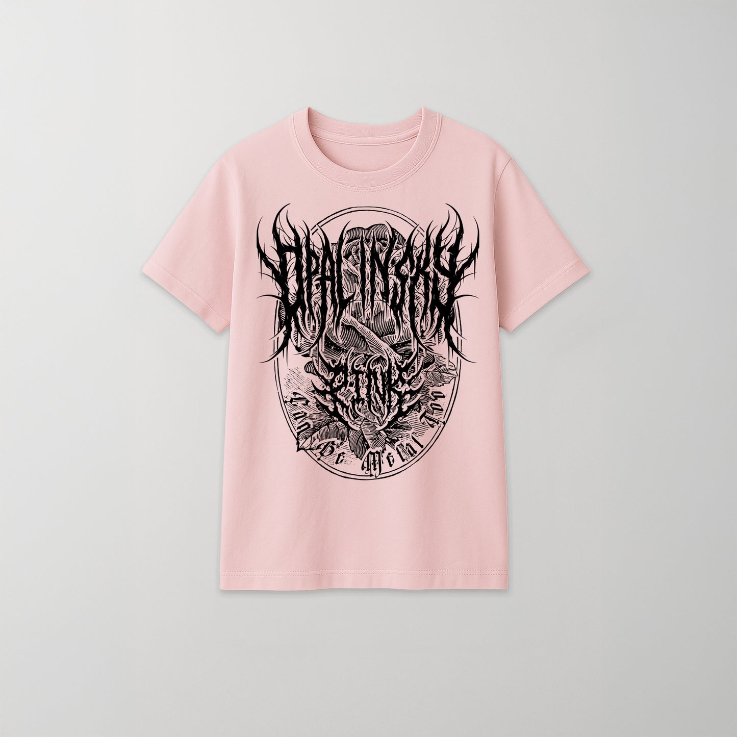 OPAL IN SKY "Pink Can Be Metal Too" Pink Unisex T-Shirt