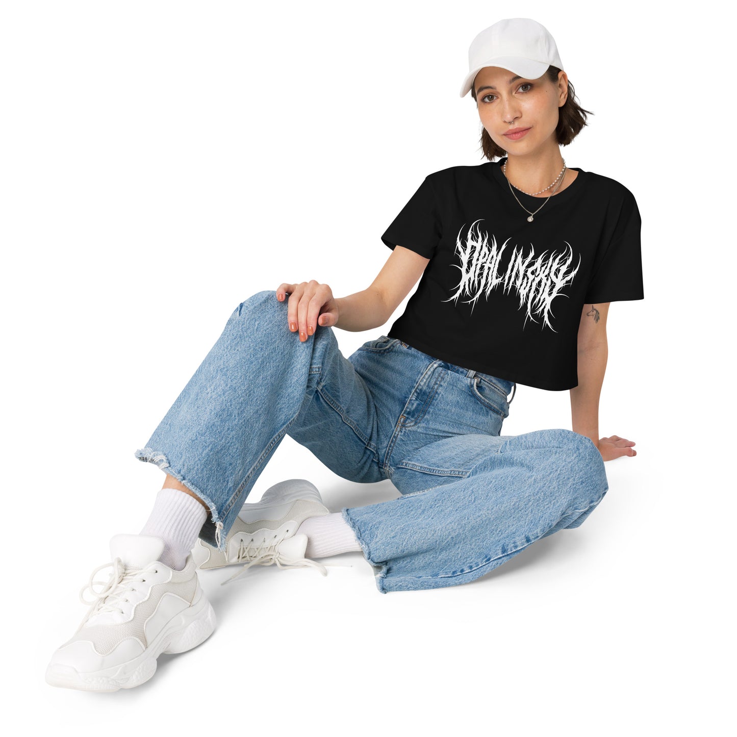 OPAL IN SKY "Death Crop" Crop Top