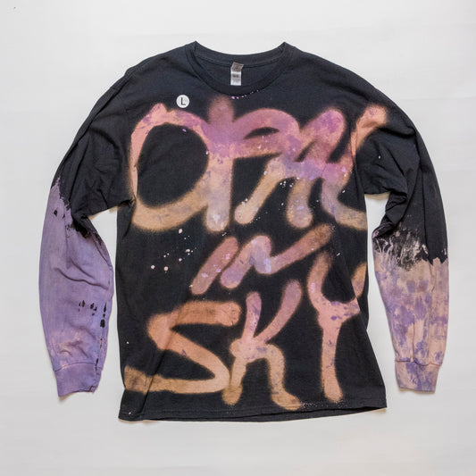 OPAL IN SKY "BLEACH Series" Unisex Long Sleeve Shirt #102