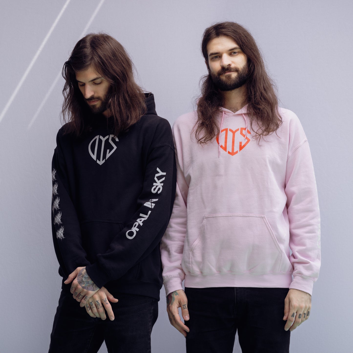 OPAL IN SKY "Pink Heart" Unisex Hoodie