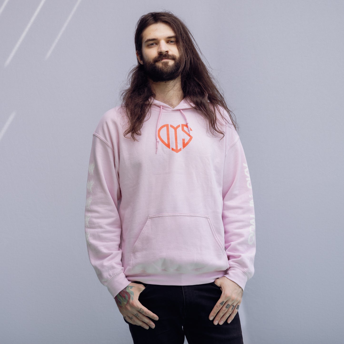 OPAL IN SKY "Pink Heart" Unisex Hoodie