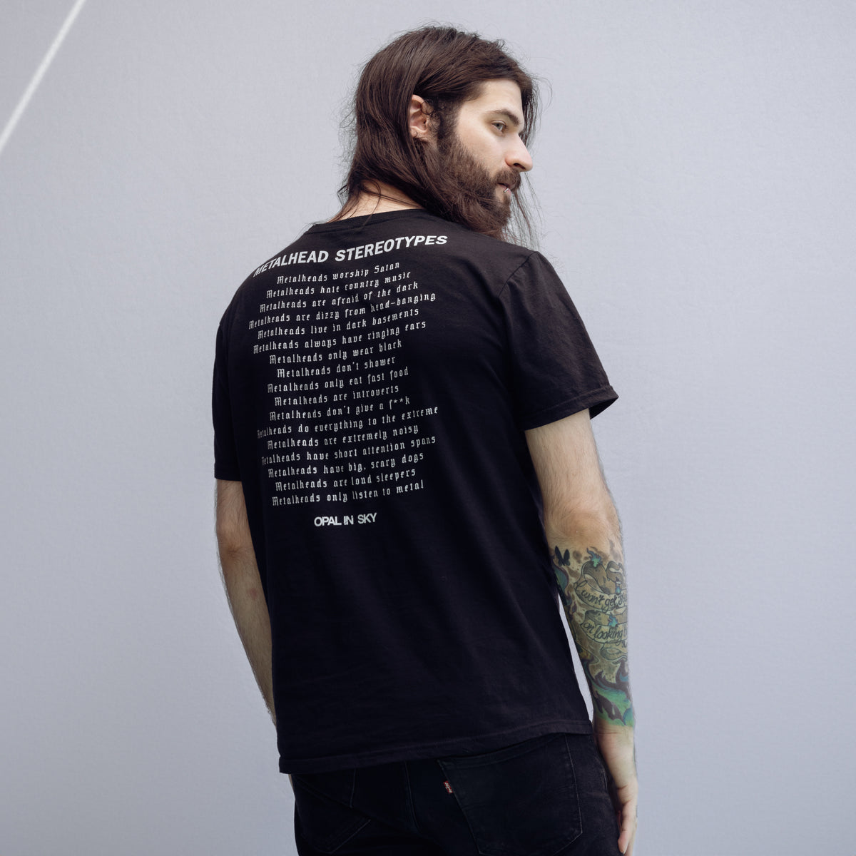 OPAL IN SKY "Metalhead Stereotype"  Unisex T-Shirt