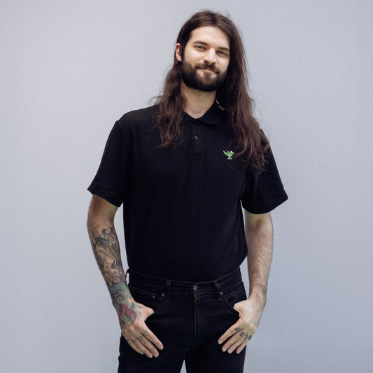 OPAL IN SKY "Dino Scooter" Polo Shirt