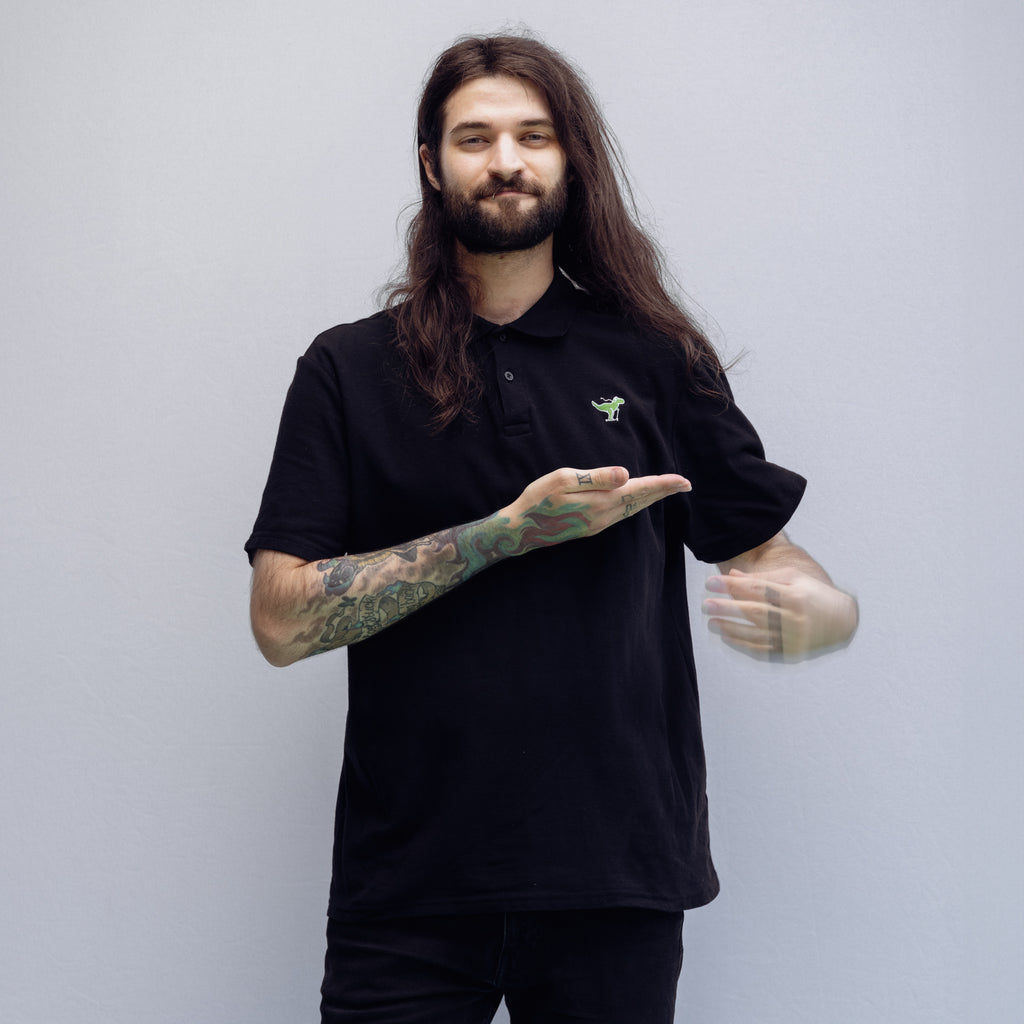 OPAL IN SKY "Dino Scooter" Polo Shirt