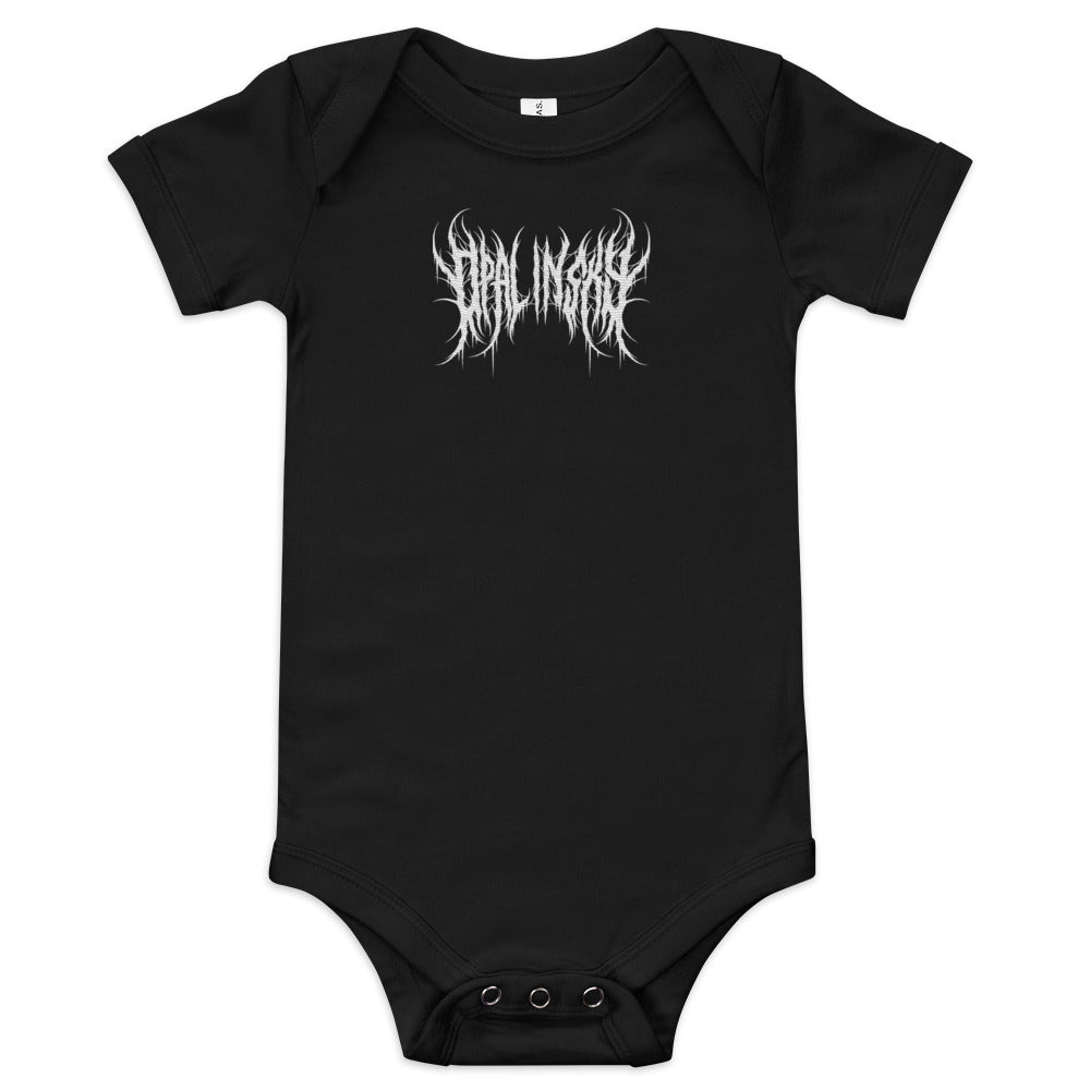 OPAL IN SKY “Death Metal” Baby Short Sleeve One Piece