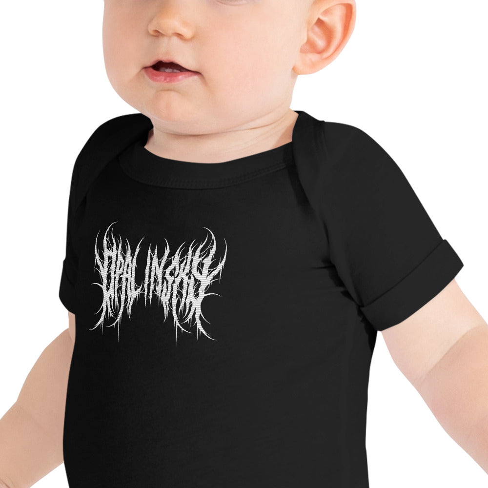 OPAL IN SKY “Death Metal” Baby Short Sleeve One Piece