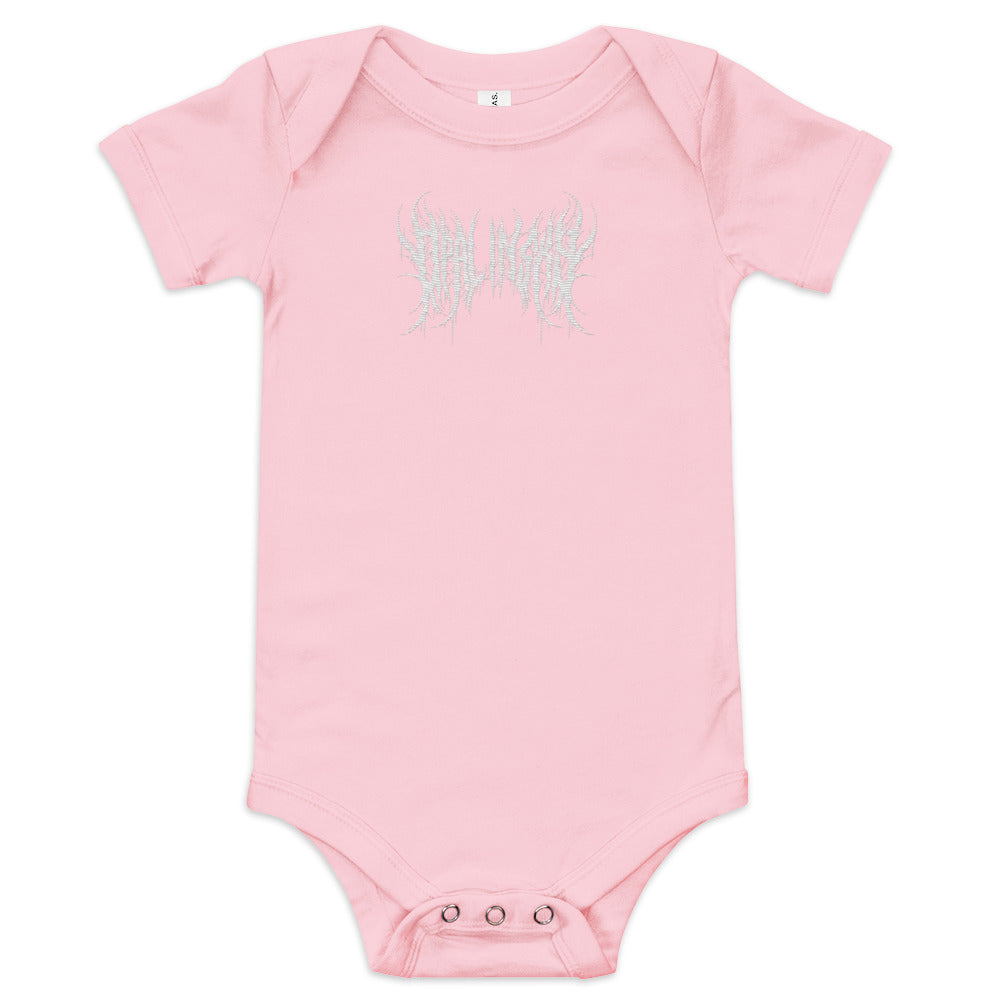 OPAL IN SKY “Death Metal” Baby Short Sleeve One Piece