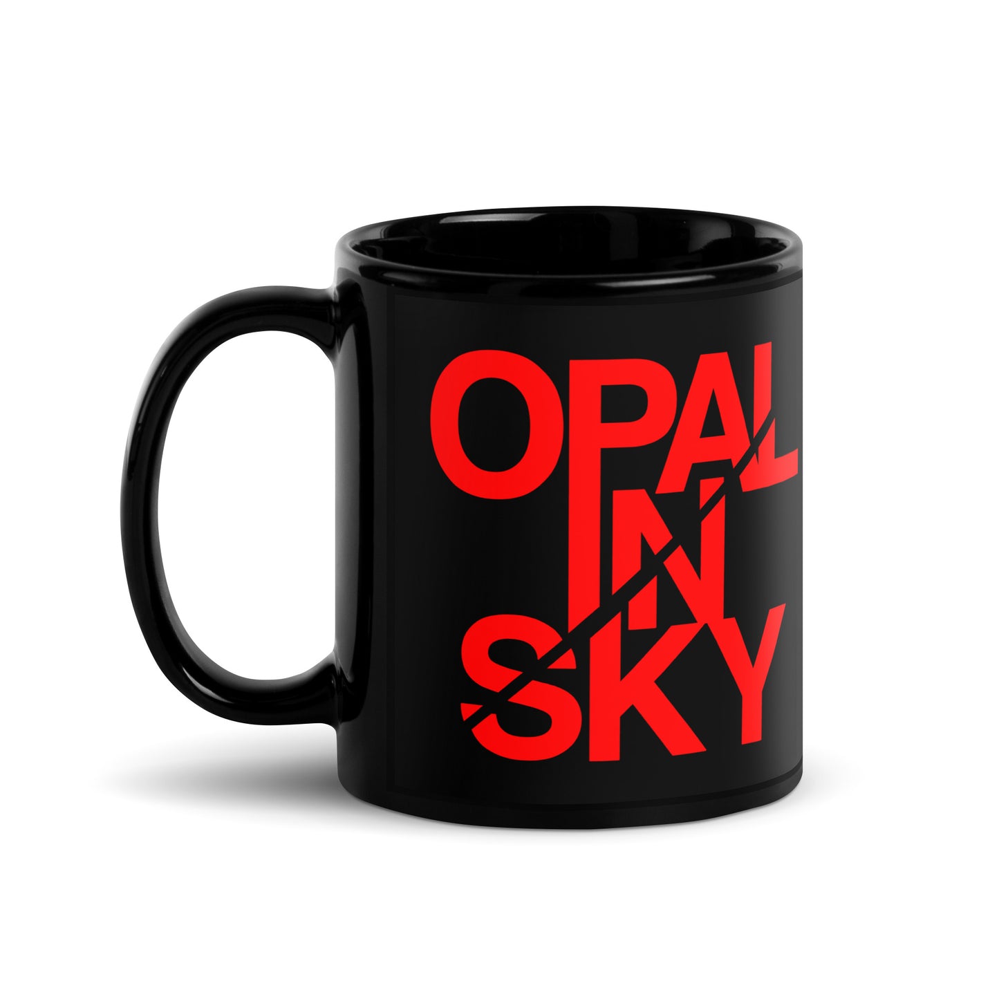 OPAL IN SKY "OIS Mug" Black Glossy Mug