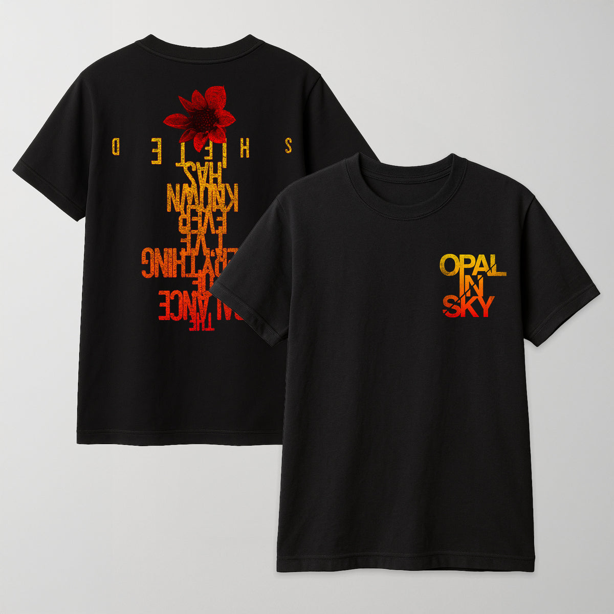 OPAL IN SKY "The Balance Has Shifted" Front/Back Unisex T-Shirt