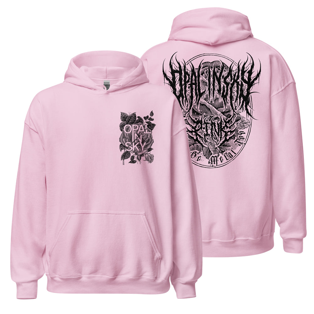 OPAL IN SKY "Pink Can Be Metal Too" Pink Unisex Hoodie