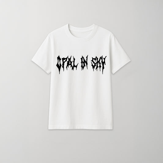 OPAL IN SKY "Ram Logo by Olivia" White Unisex T-Shirt