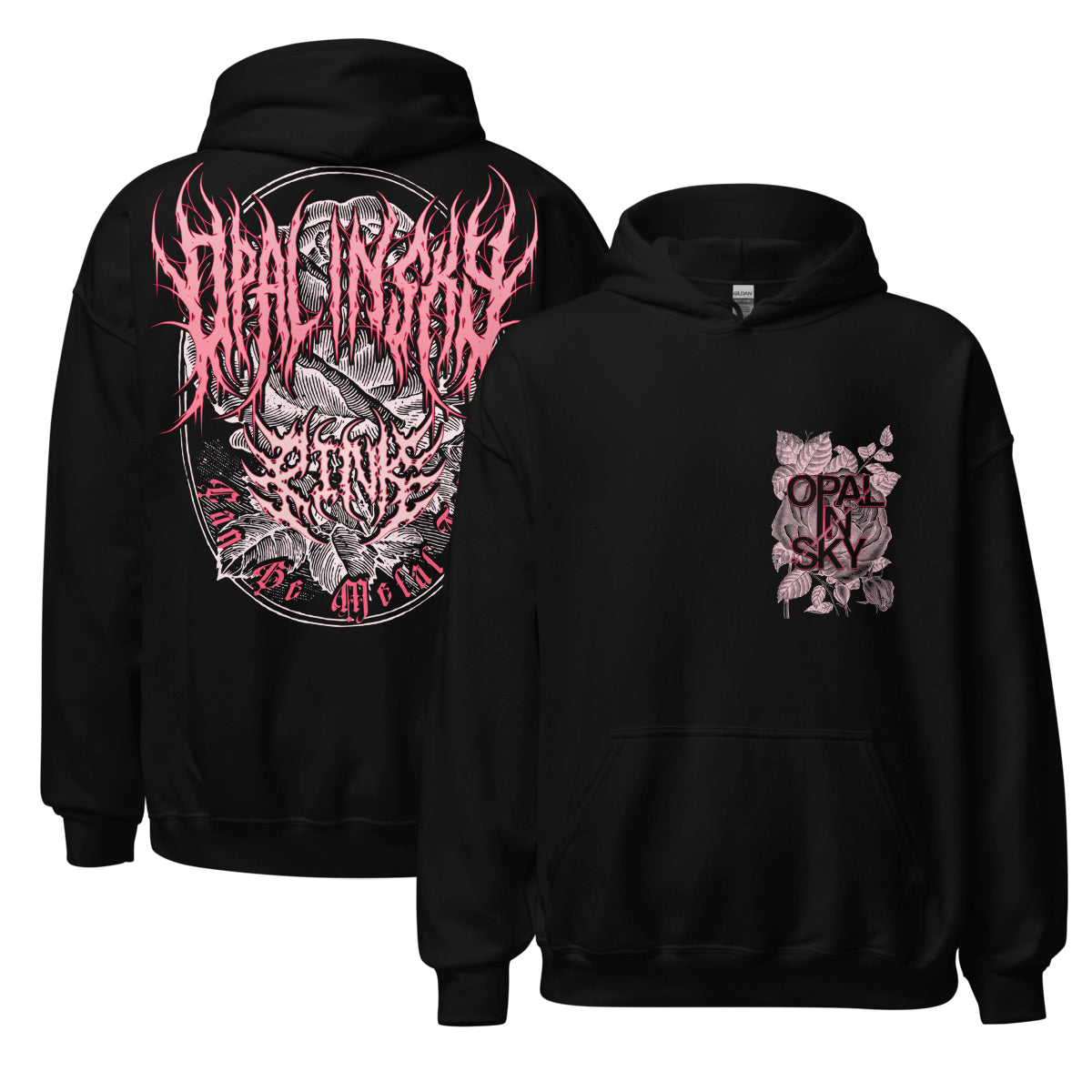 OPAL IN SKY "Pink Can Be Metal Too" Unisex Hoodie