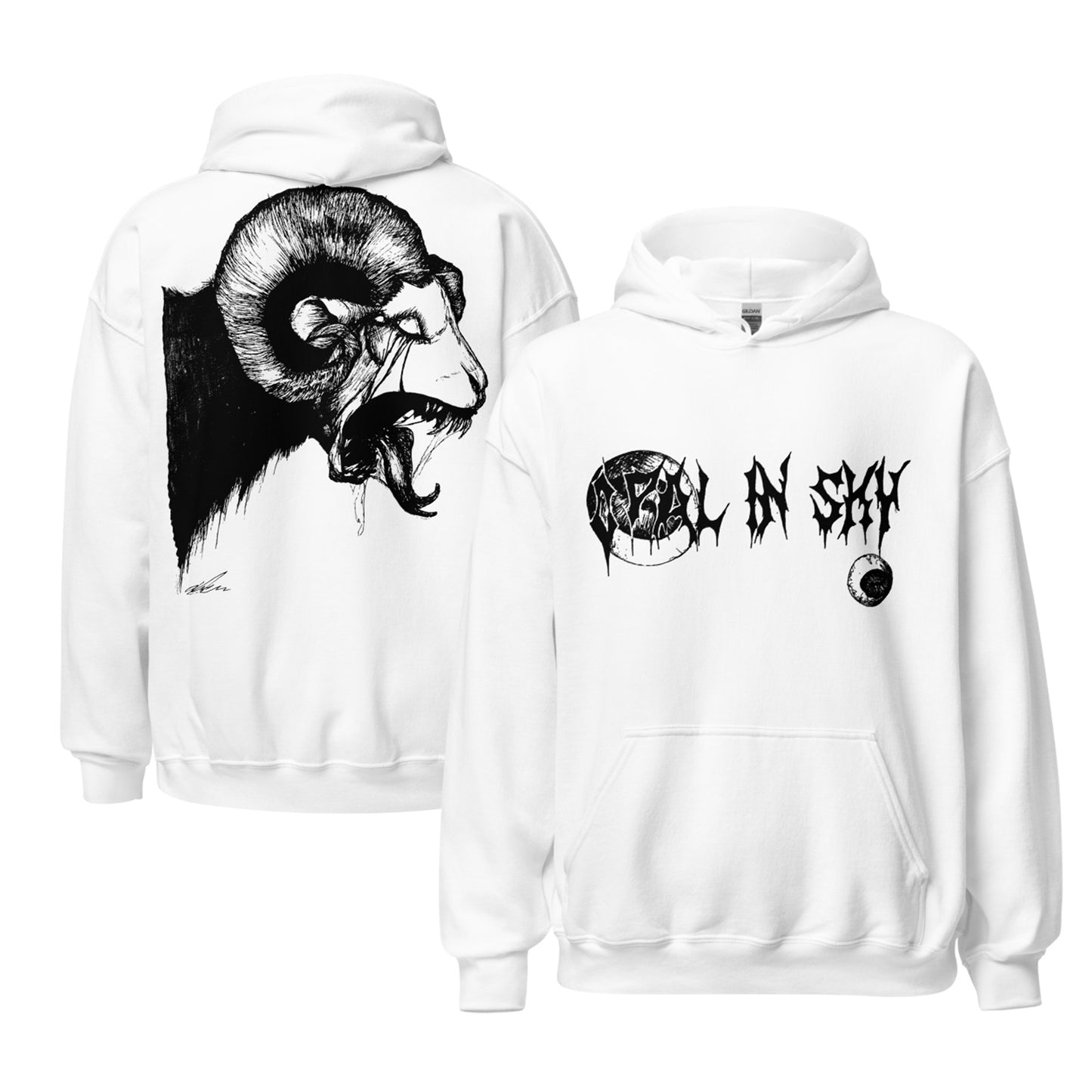 OPAL IN SKY "Ram of Satan by Olivia" Unisex Hoodie