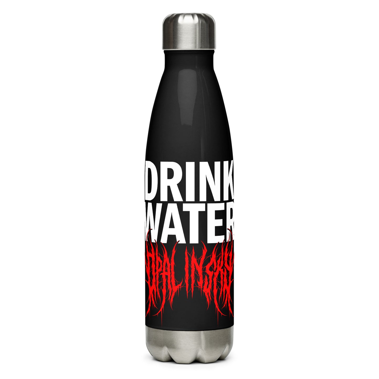 OPAL IN SKY "Drink Water" Stainless Steel Water Bottle