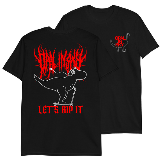 OPAL IN SKY "Let's Rip It Dino" Unisex T-Shirt