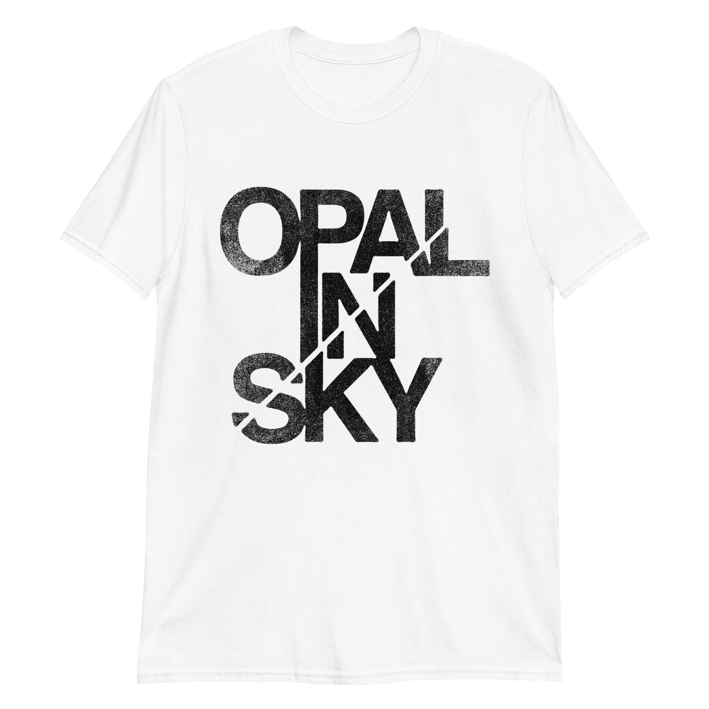 OPAL IN SKY "LOGO" White Unisex T-Shirt