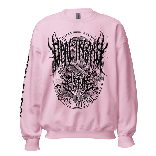 OPAL IN SKY “Pink Can Be Metal Too” Pink Unisex Sweatshirt