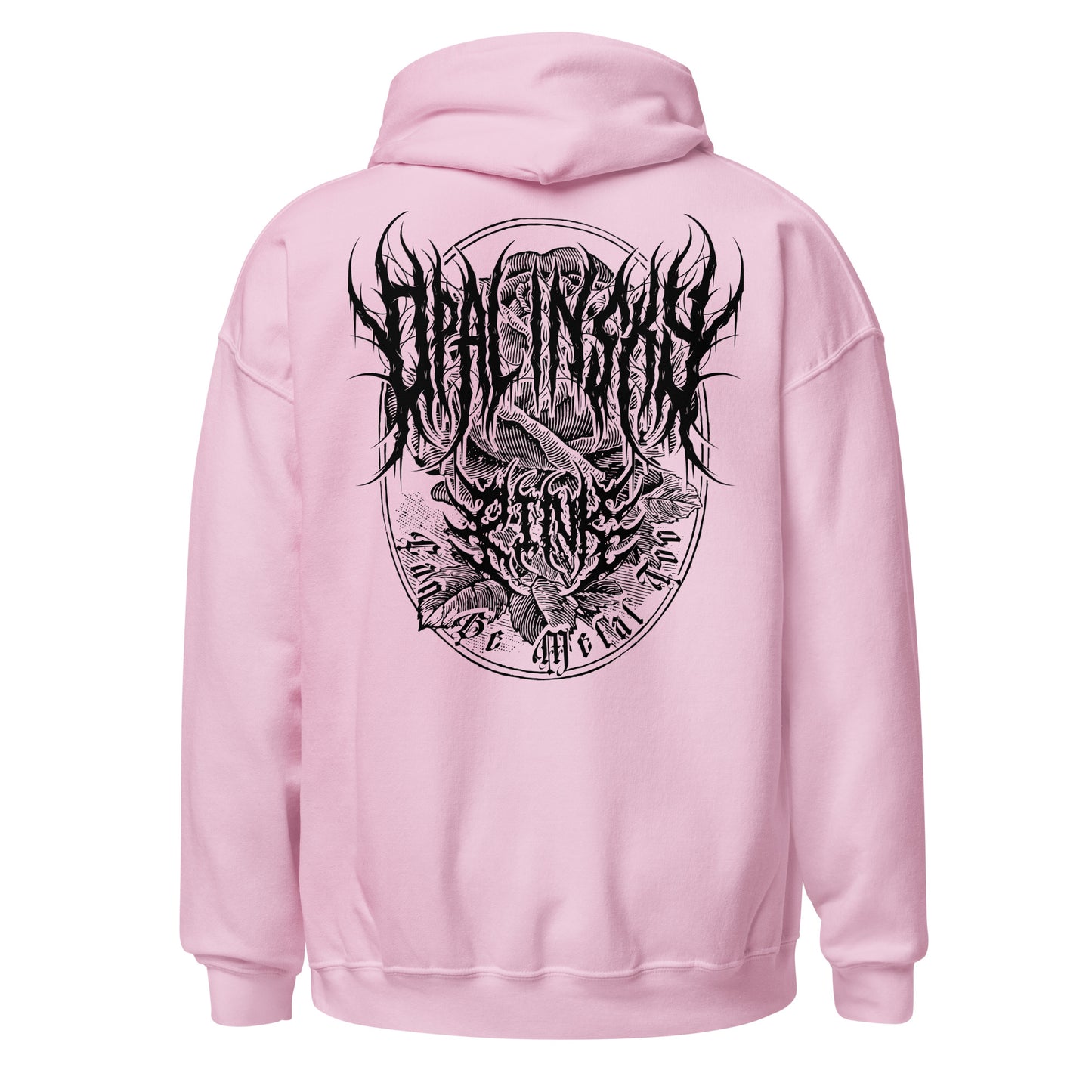 OPAL IN SKY "Pink Can Be Metal Too" Pink Unisex Hoodie