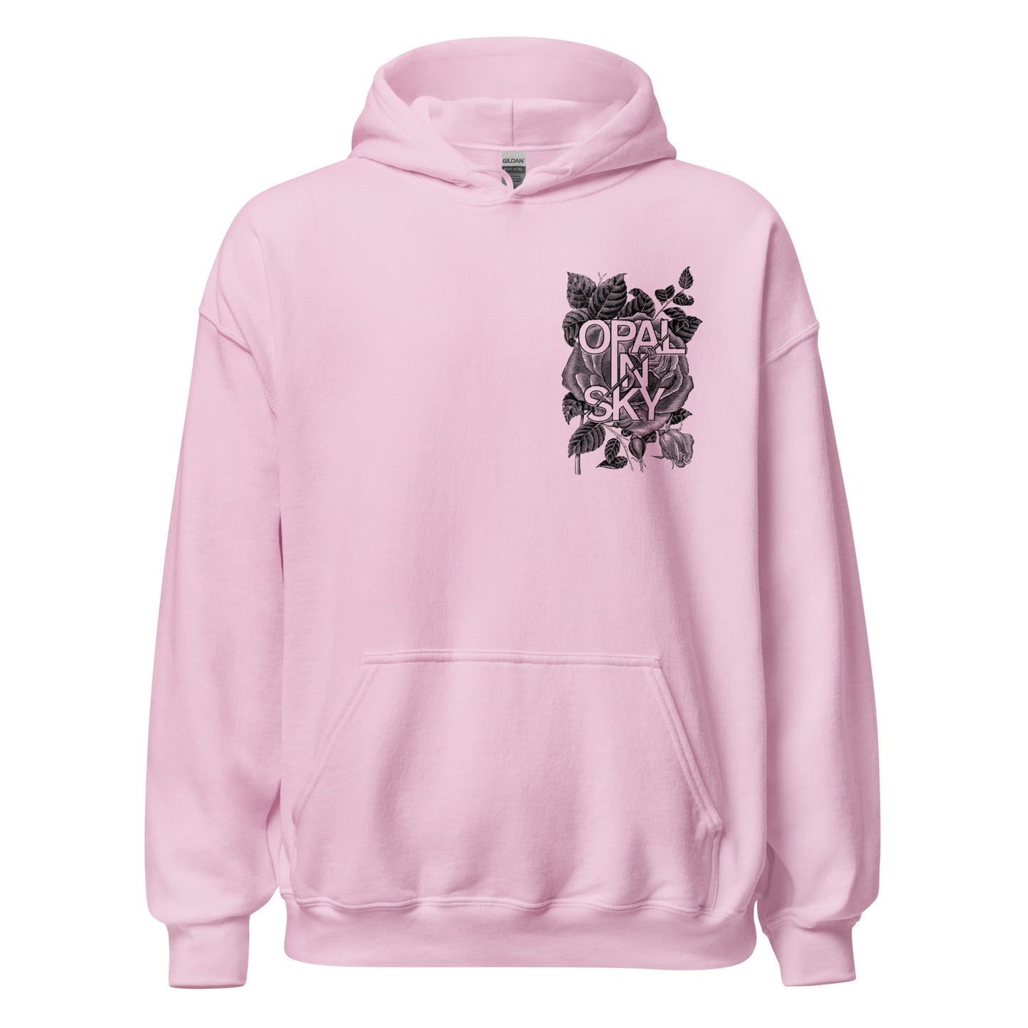 OPAL IN SKY "Pink Can Be Metal Too" Pink Unisex Hoodie