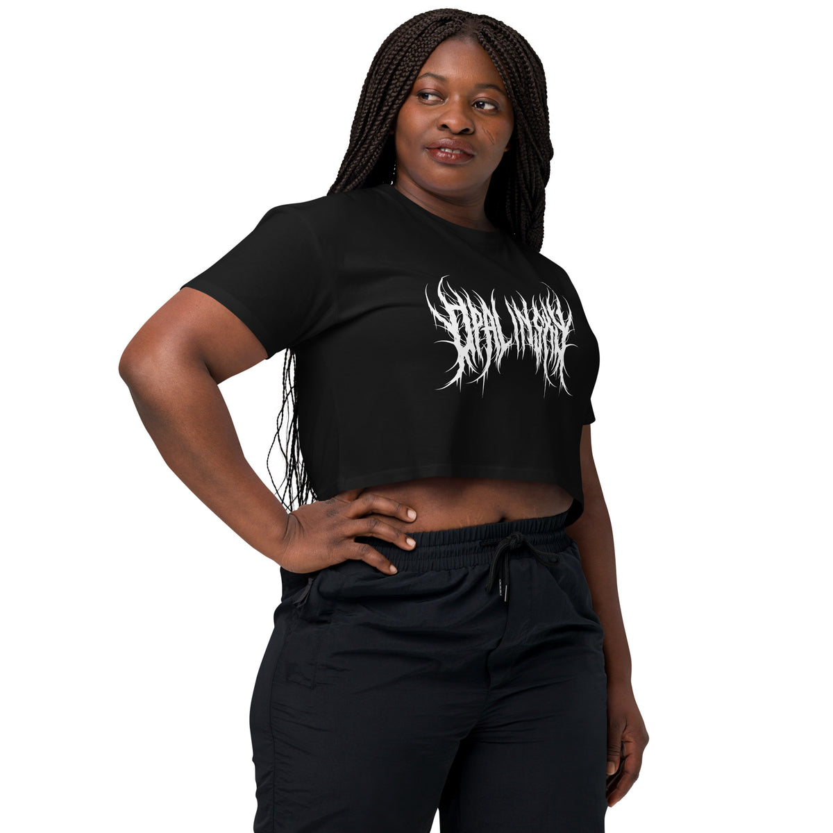 OPAL IN SKY "Death Crop" Crop Top