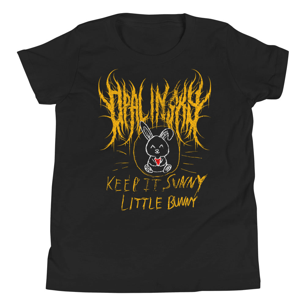 OPAL IN SKY "Keep It Sunny Little Bunny" Youth Short Sleeve T-Shirt
