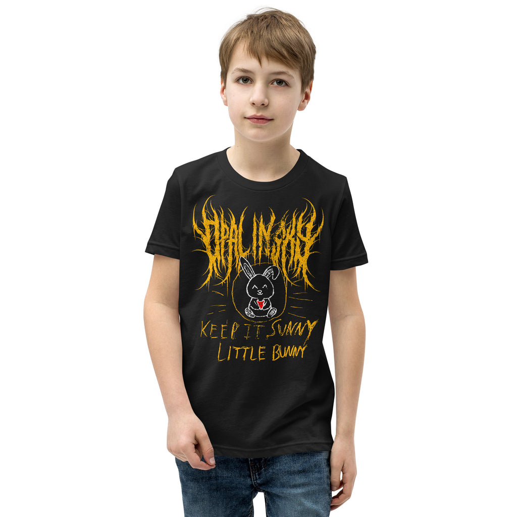 OPAL IN SKY "Keep It Sunny Little Bunny" Youth Short Sleeve T-Shirt