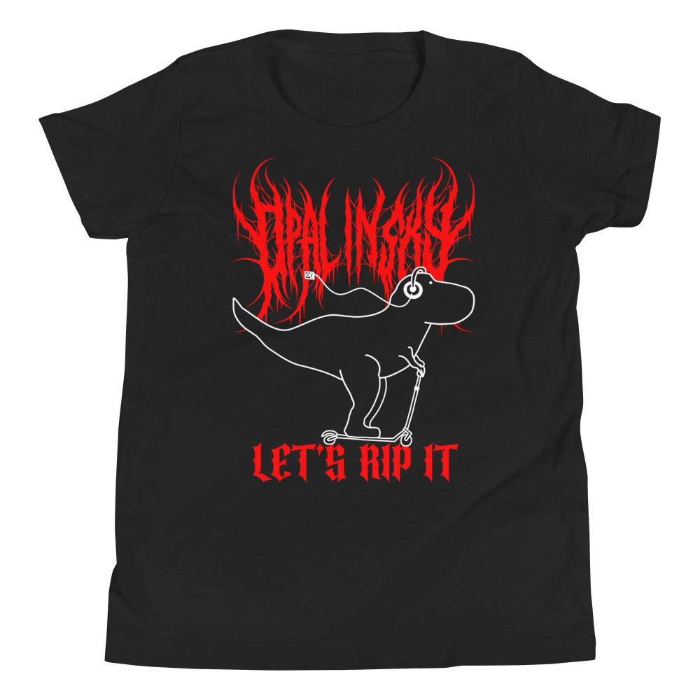 OPAL IN SKY "Let's Rip It" Youth Short Sleeve T-Shirt